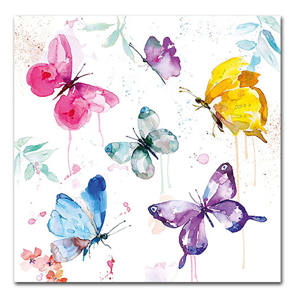 Butterfly Field Paper Luncheon Napkins