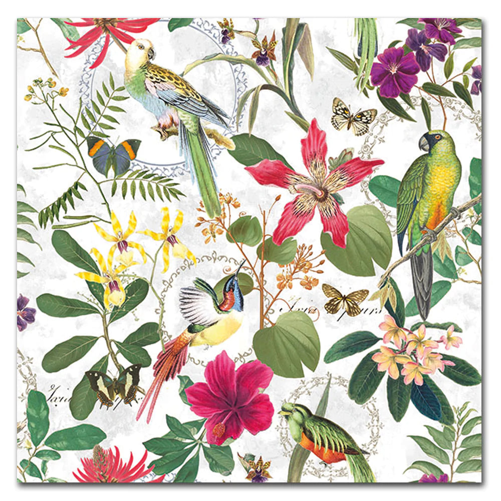 Tropical Jungle Paper Luncheon Napkins