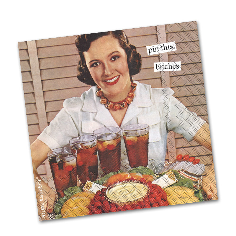 Pin This Funny Cocktail Napkins from Anne Taintor