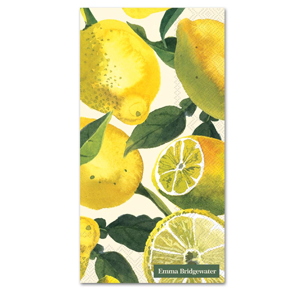 Lemons Paper Guest Towesl - Buffet Napkins