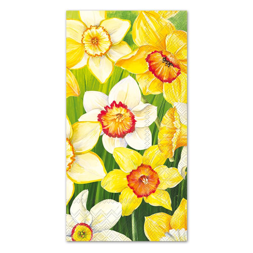 Daffodils Field Paper Guest Towels - Buffet Napkins