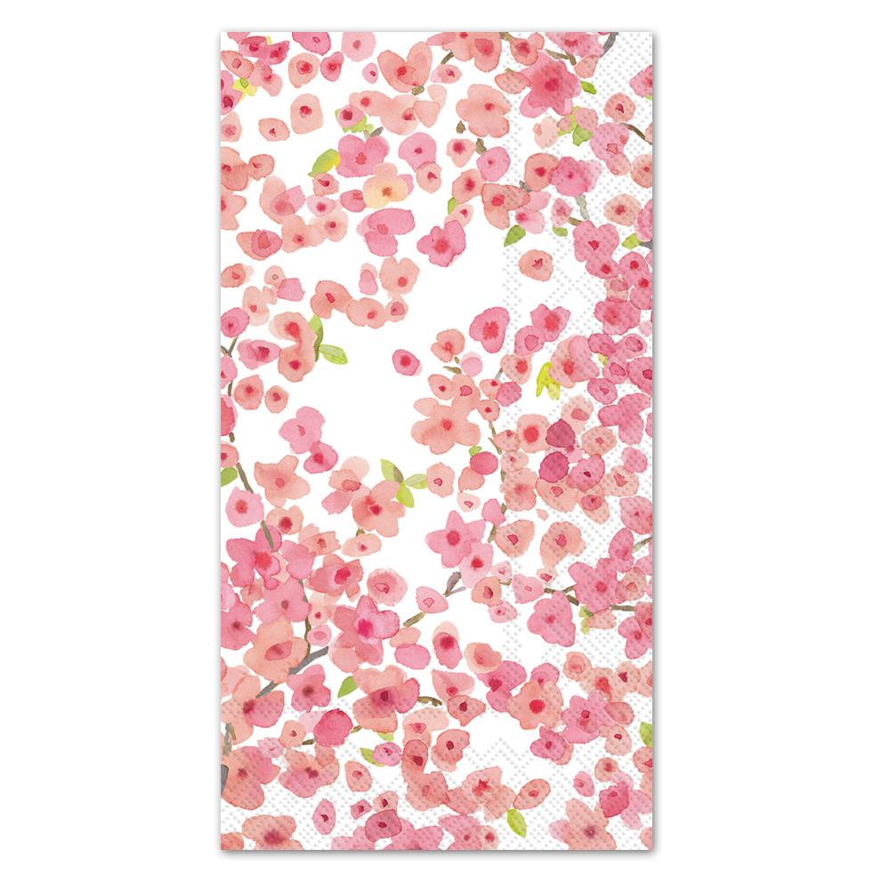 Meryl Pink Blossoms Paper Guest Towels - Buffert Napkins