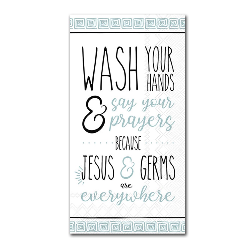 Jesus & Germs Paper Guest Towels