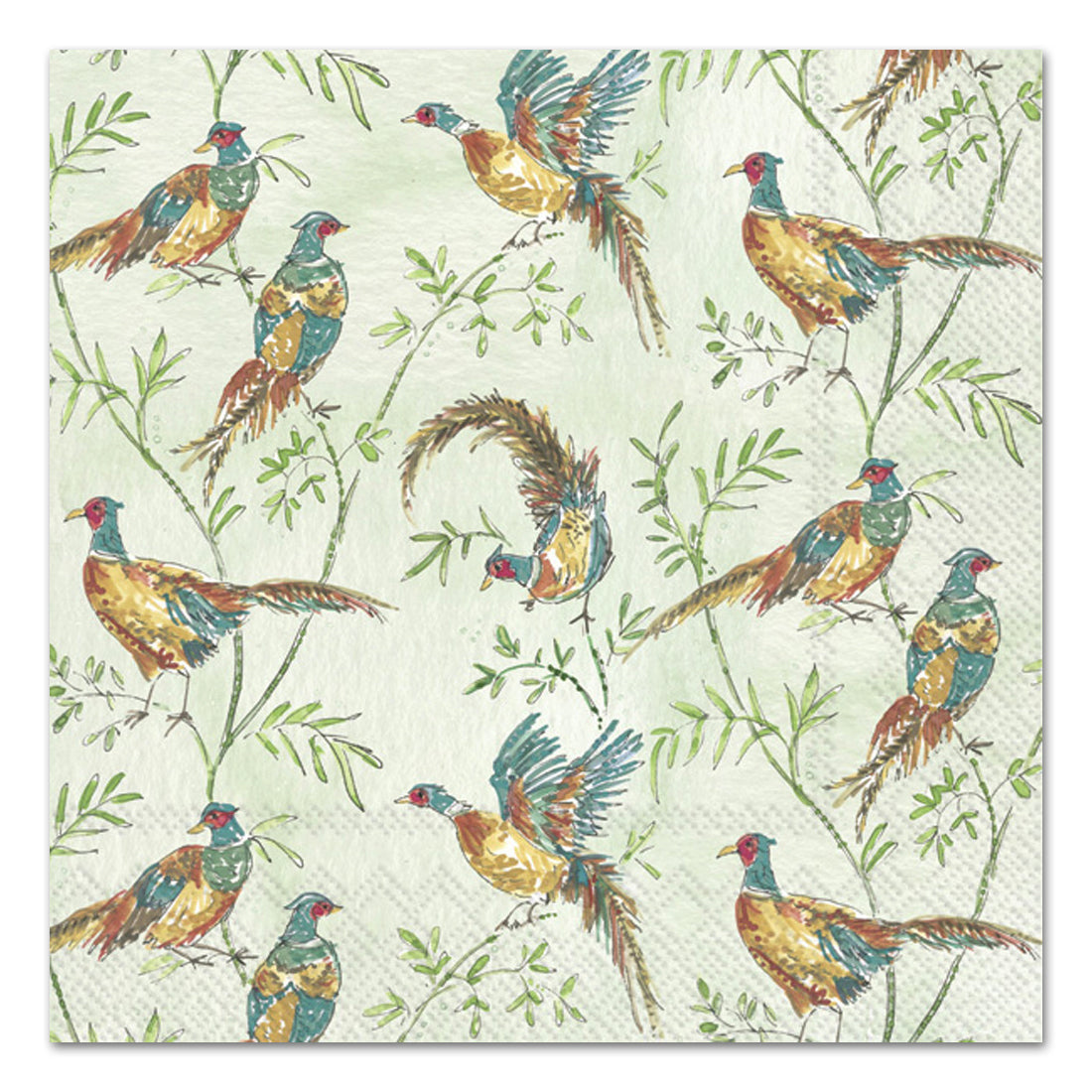 Country Pheasant Paper Luncheon Napkins