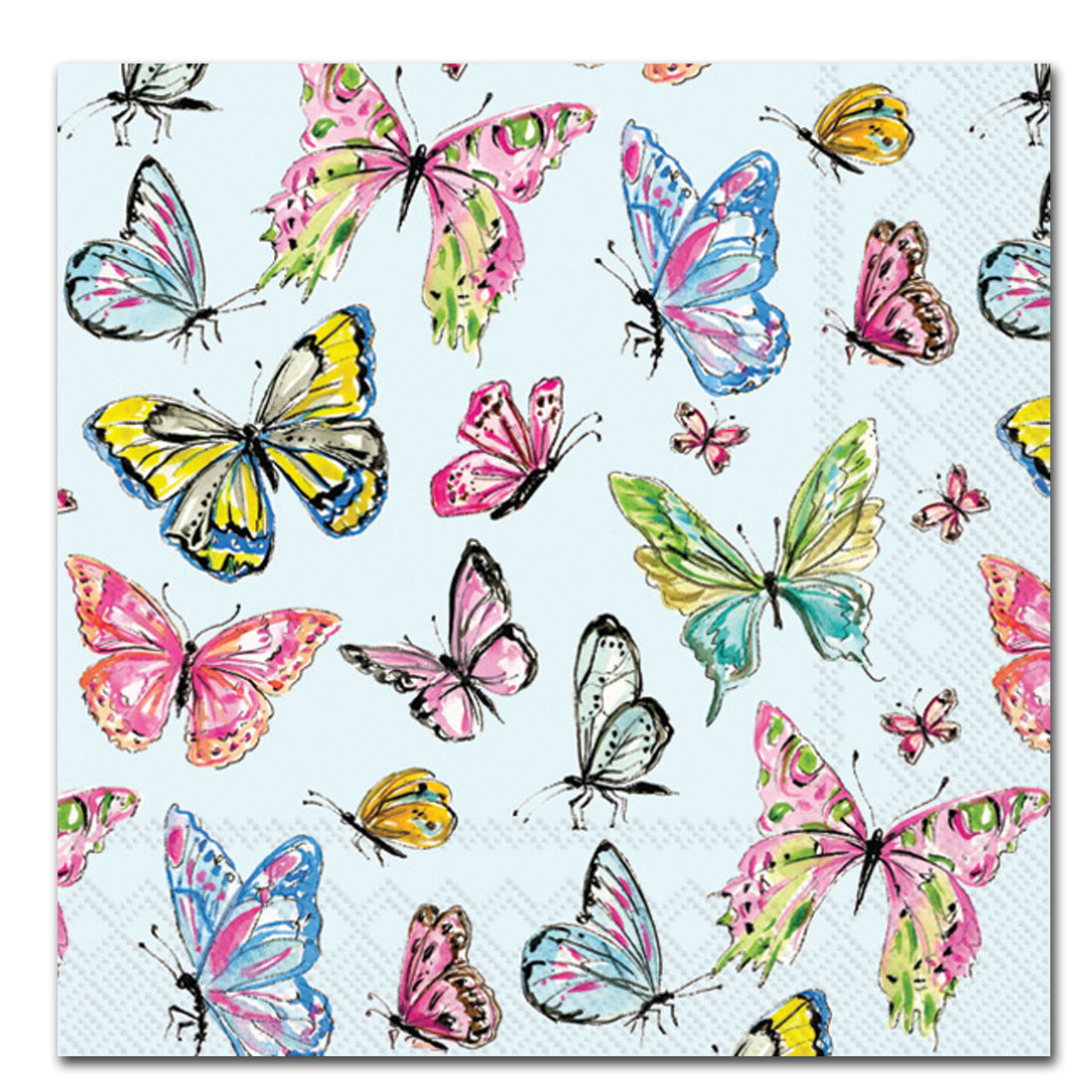 Butterfly Medley Paper Luncheon Napkins