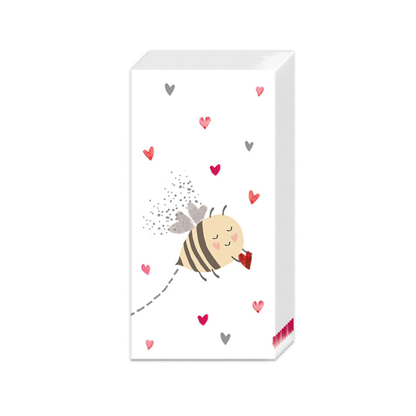 Bee My Valentine Paper Pocket Tissues