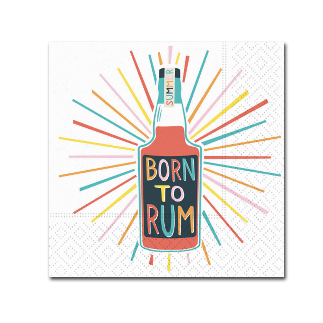 Born To Rum Funny Cocktail Napkins