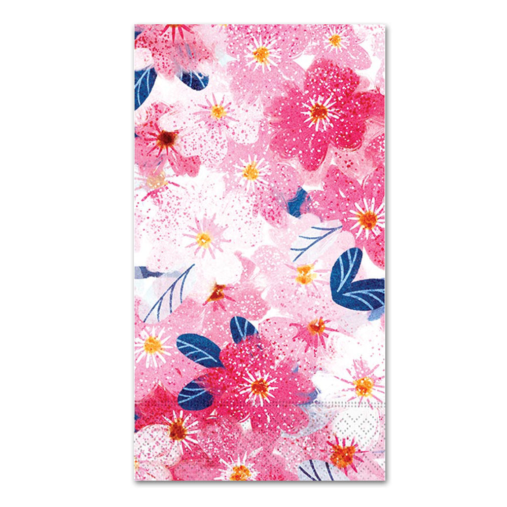 Cherry Blossoms Paper Guest Towels - Buffet Napkins