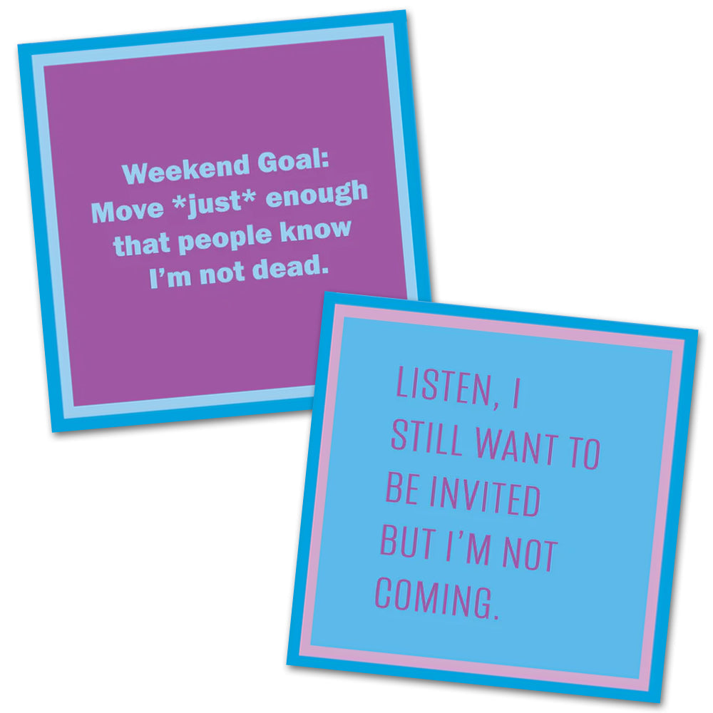 Weekdend Goal - Double the Fun Cocktail Napkins