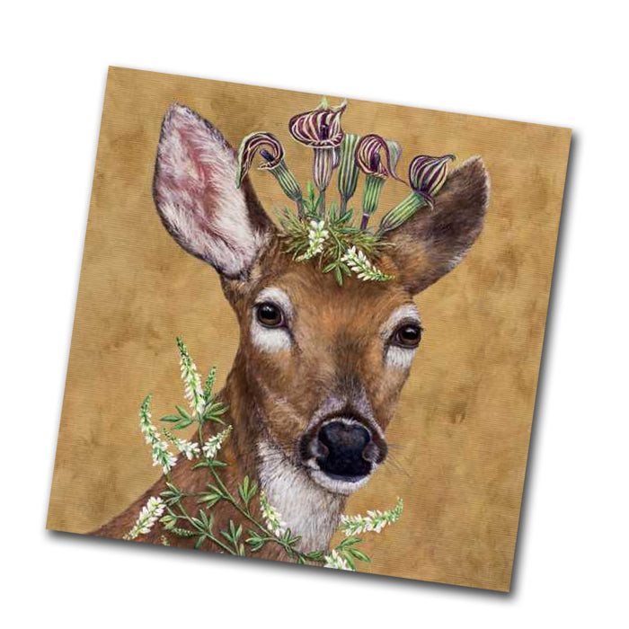 Woodland Princess - Deer Paper Napkins - Beverage