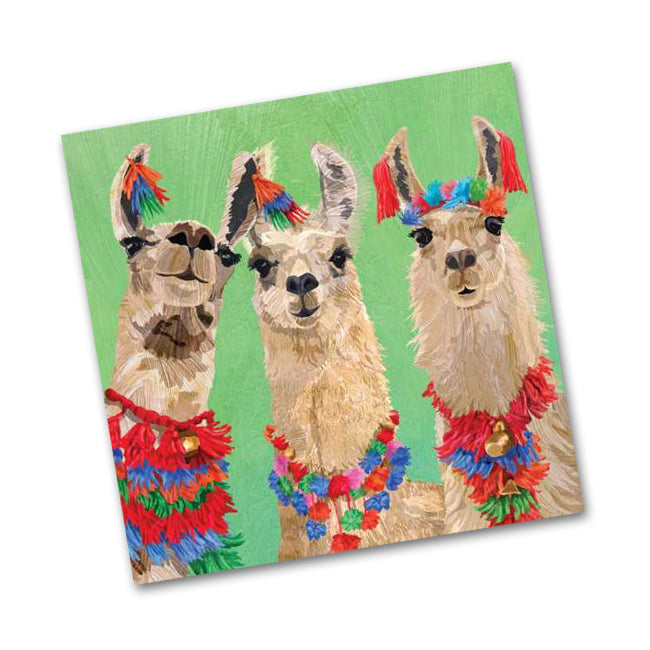 Llama Amigos Beverage Napkins