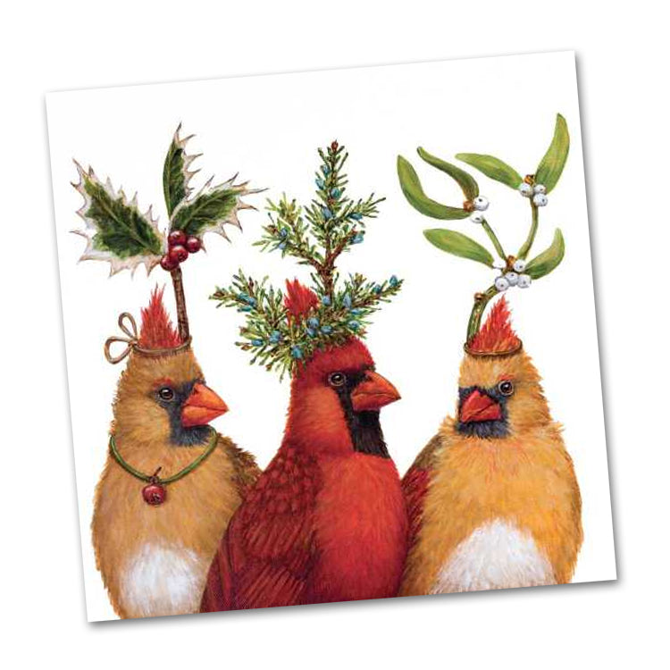 Holiday Party by Vicki Sawyer Luncheon Napkins