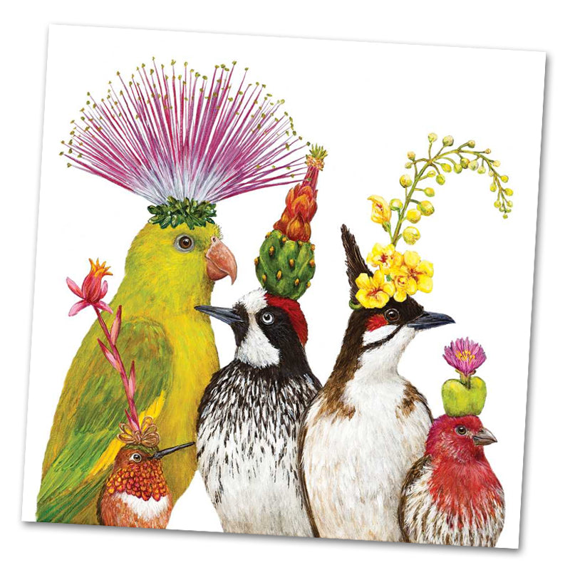 The Entourage by Vickie Sawyer Luncheon Napkins