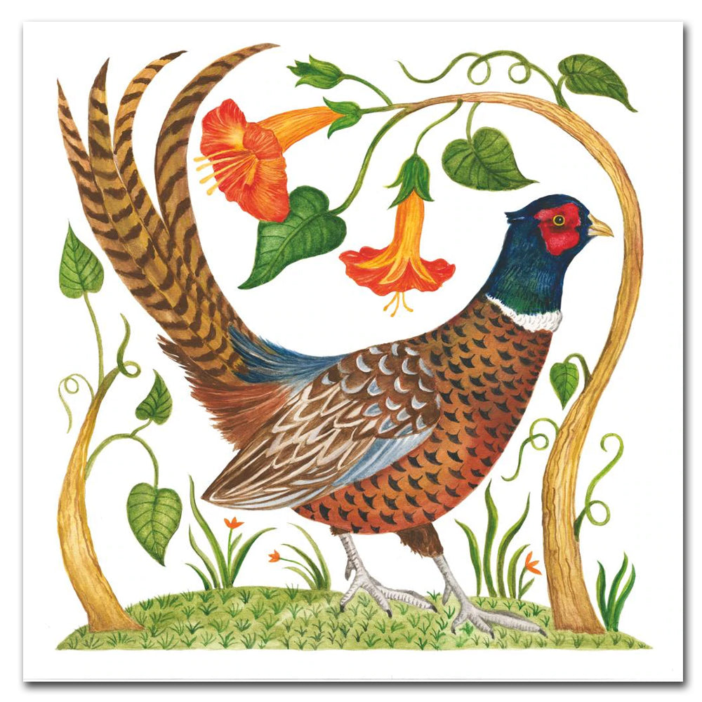 Princely Pheasant Paper Luncheon Napkins