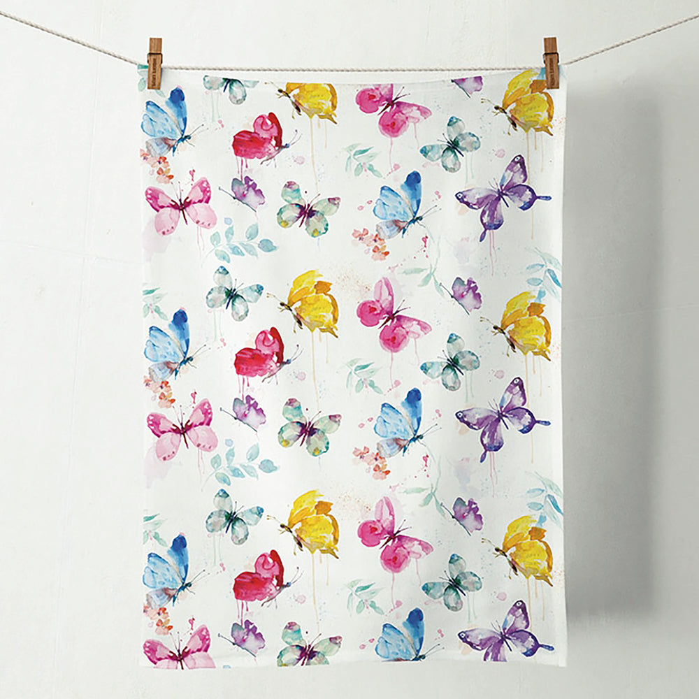Butterfly Field Cotton Kitchen Towel