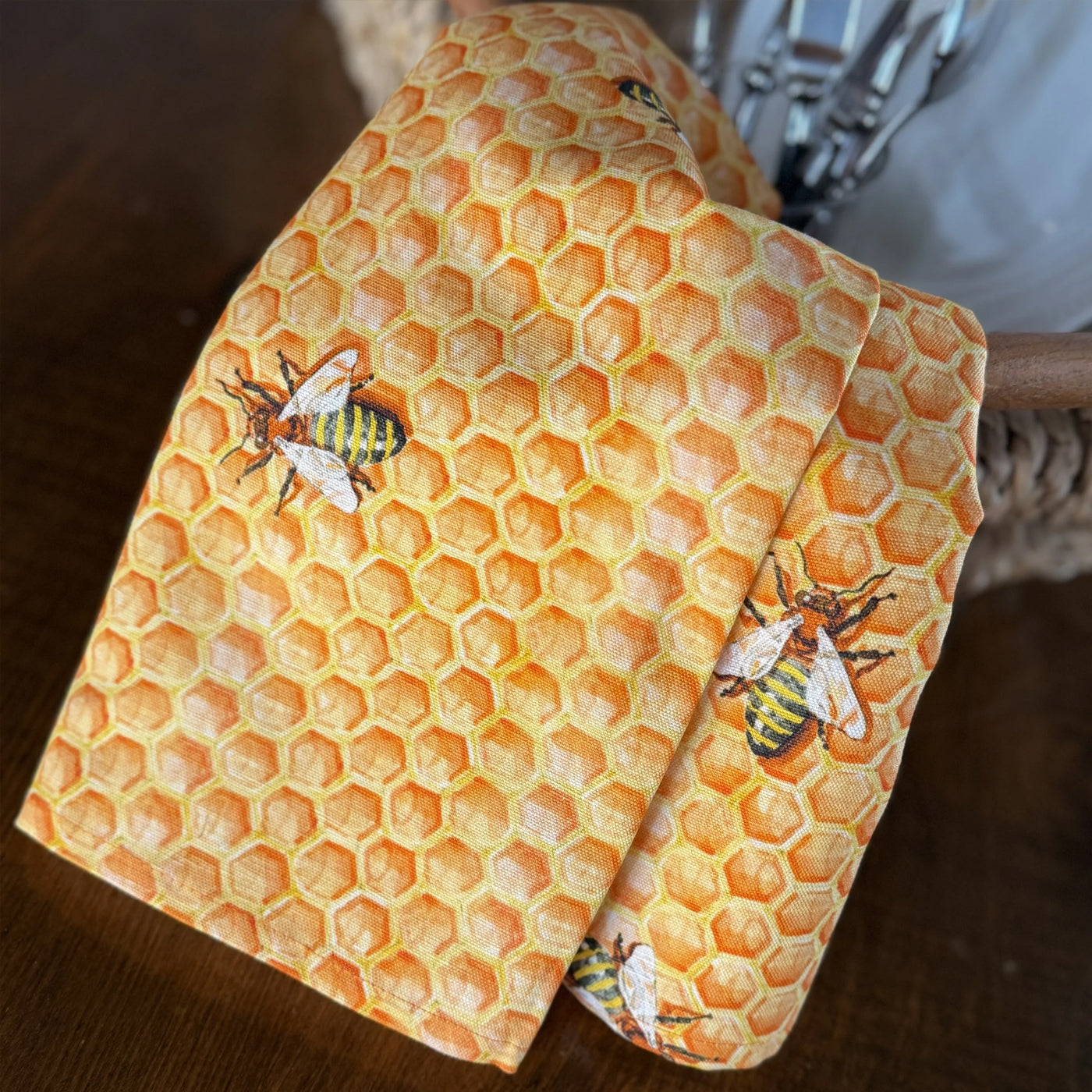 Honey Bee Haven Cotton Kitchen Towel