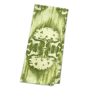 Farmyard Cotton Kitchen Towel - Sage Green