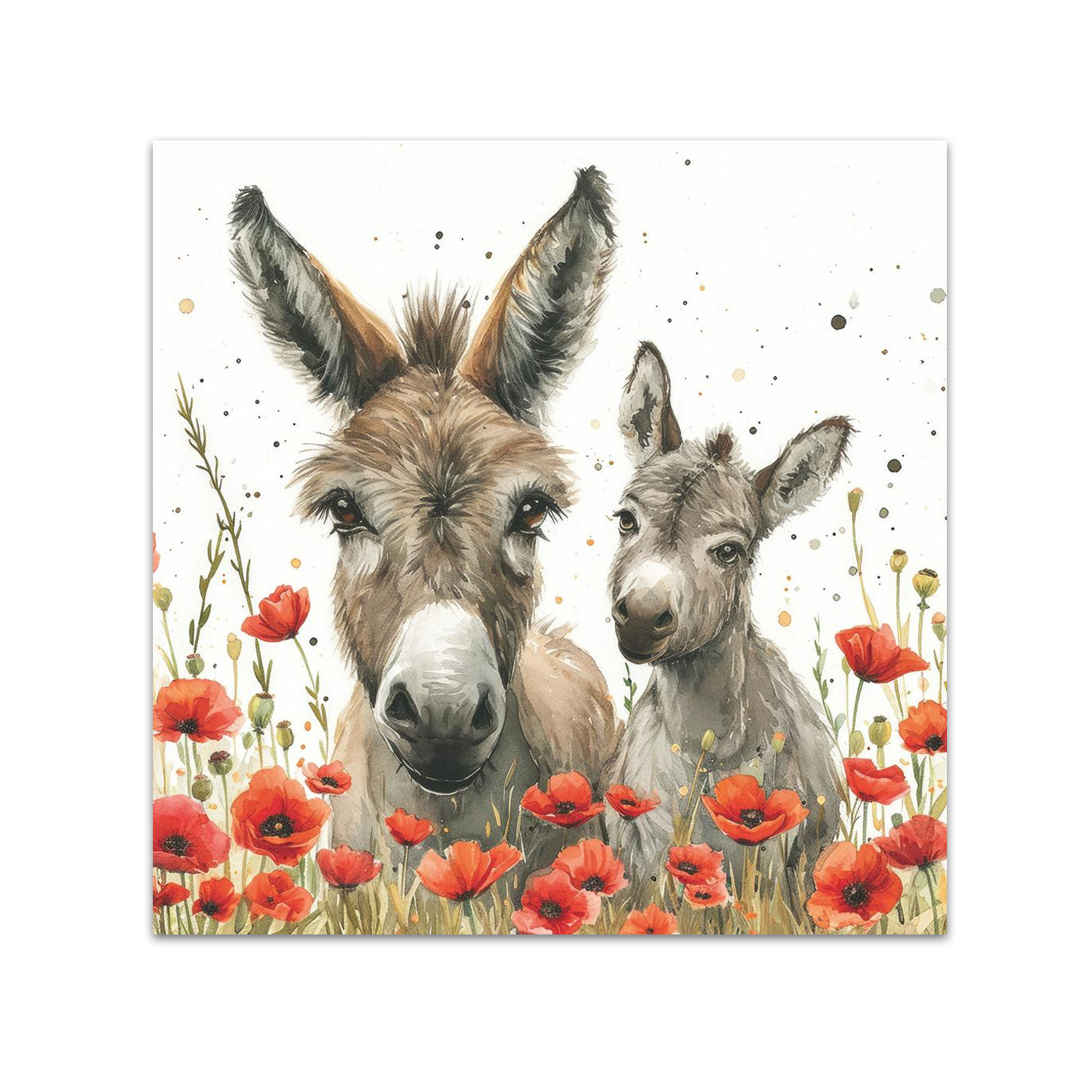 Lilly & Lou Donkeys Paper Beverage Napkins