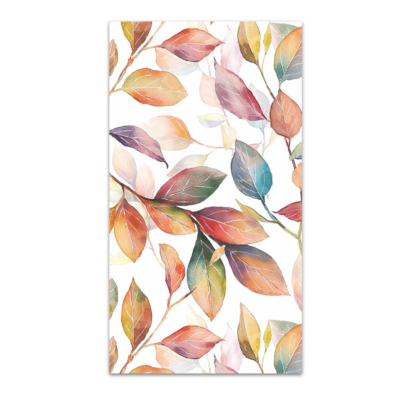 Blanket of Autumn Leaves Paper Guest Towels - Buffet Napkins