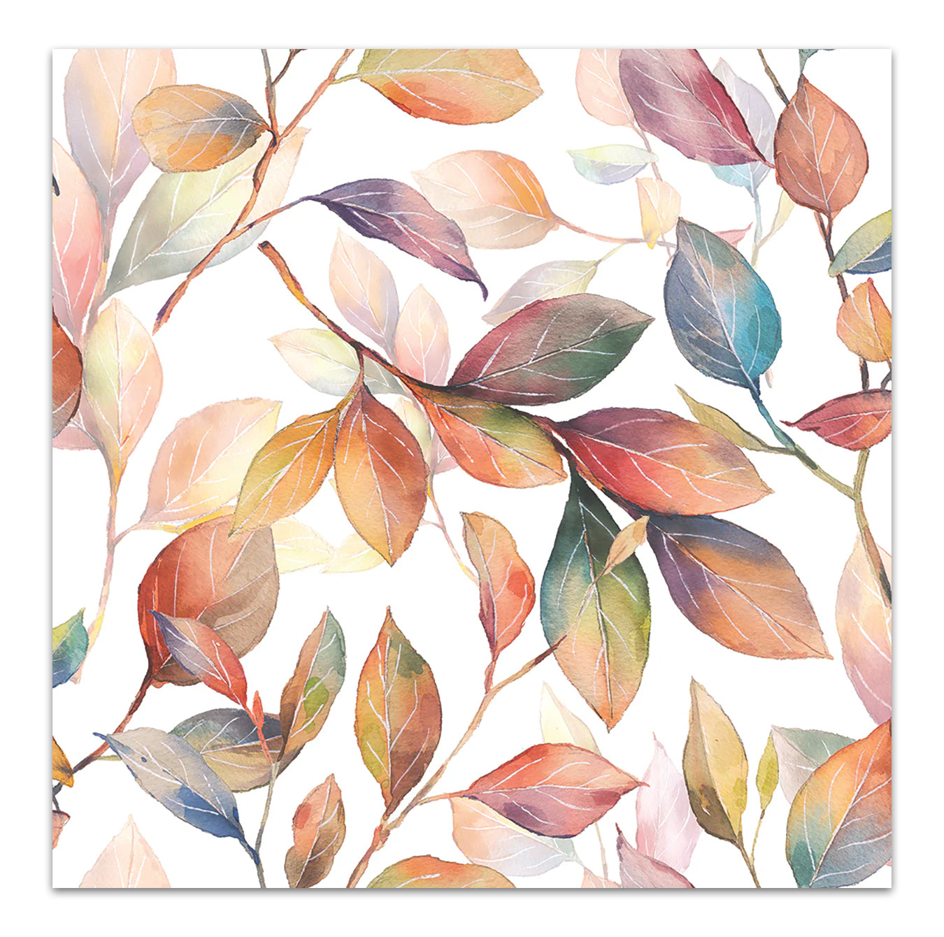 Blanket of Autumn Leaves Paper Luncheon Napkins