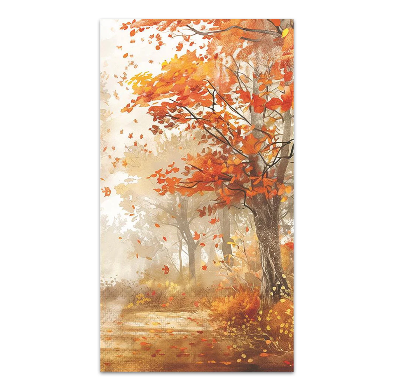 Autumn Forest Paper Guest Towels - Buffet Napkins
