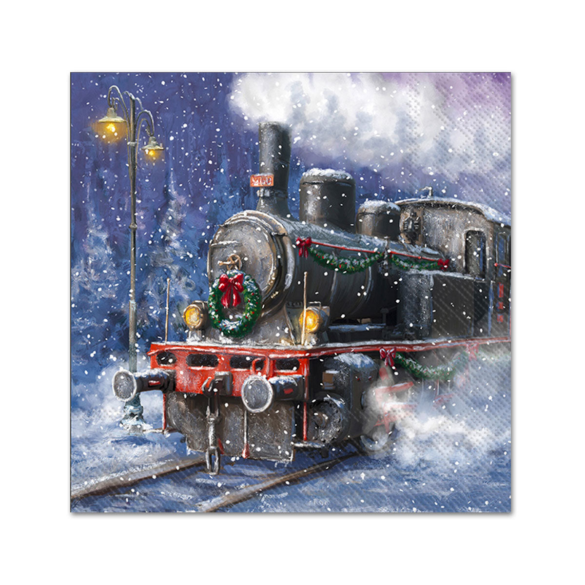 Holiday Express Train Paper Beverage Napkins