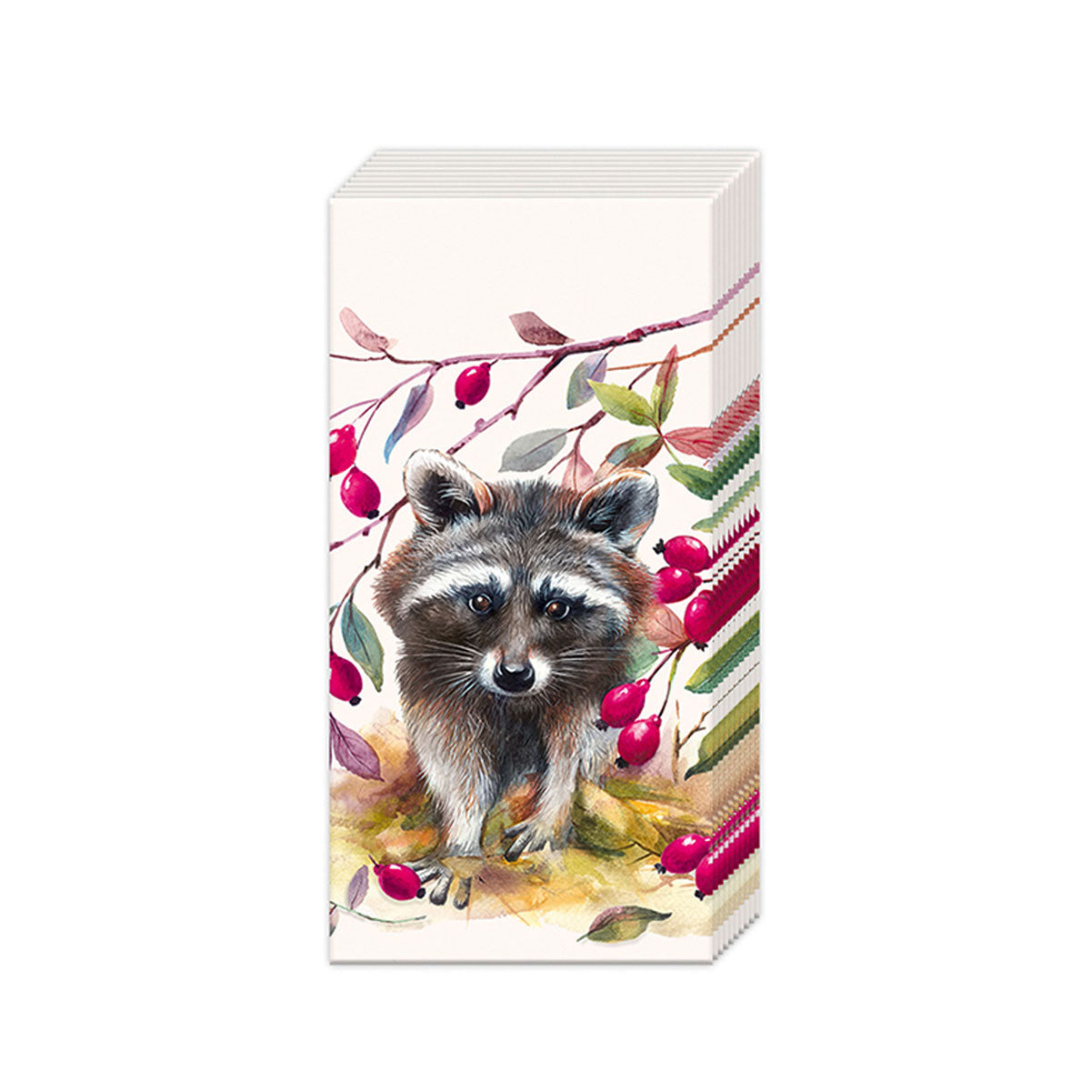 Bandit Racoon Paper Pocket Tissues