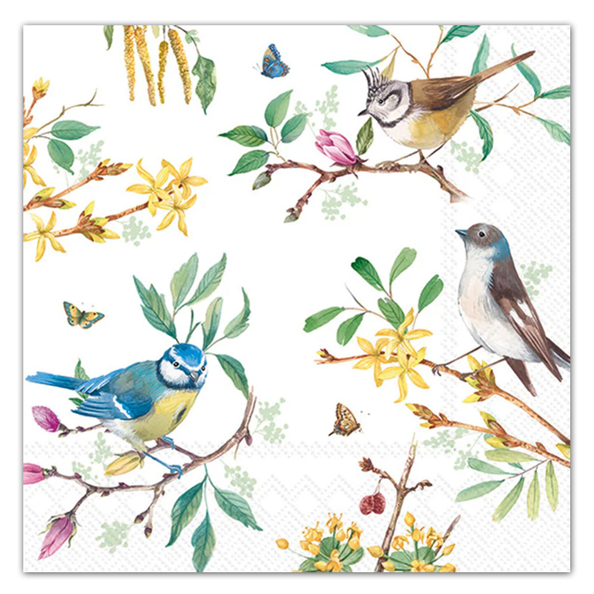 Spring Story Paper Luncheon Napkins