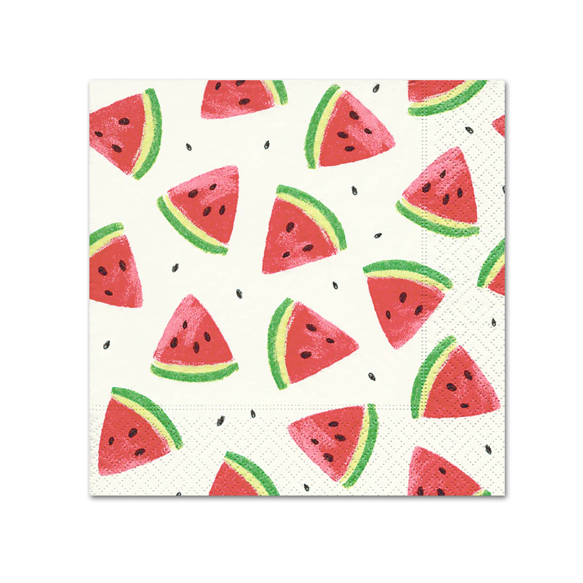 Watermelon Wedges Paper Beverage Napkins