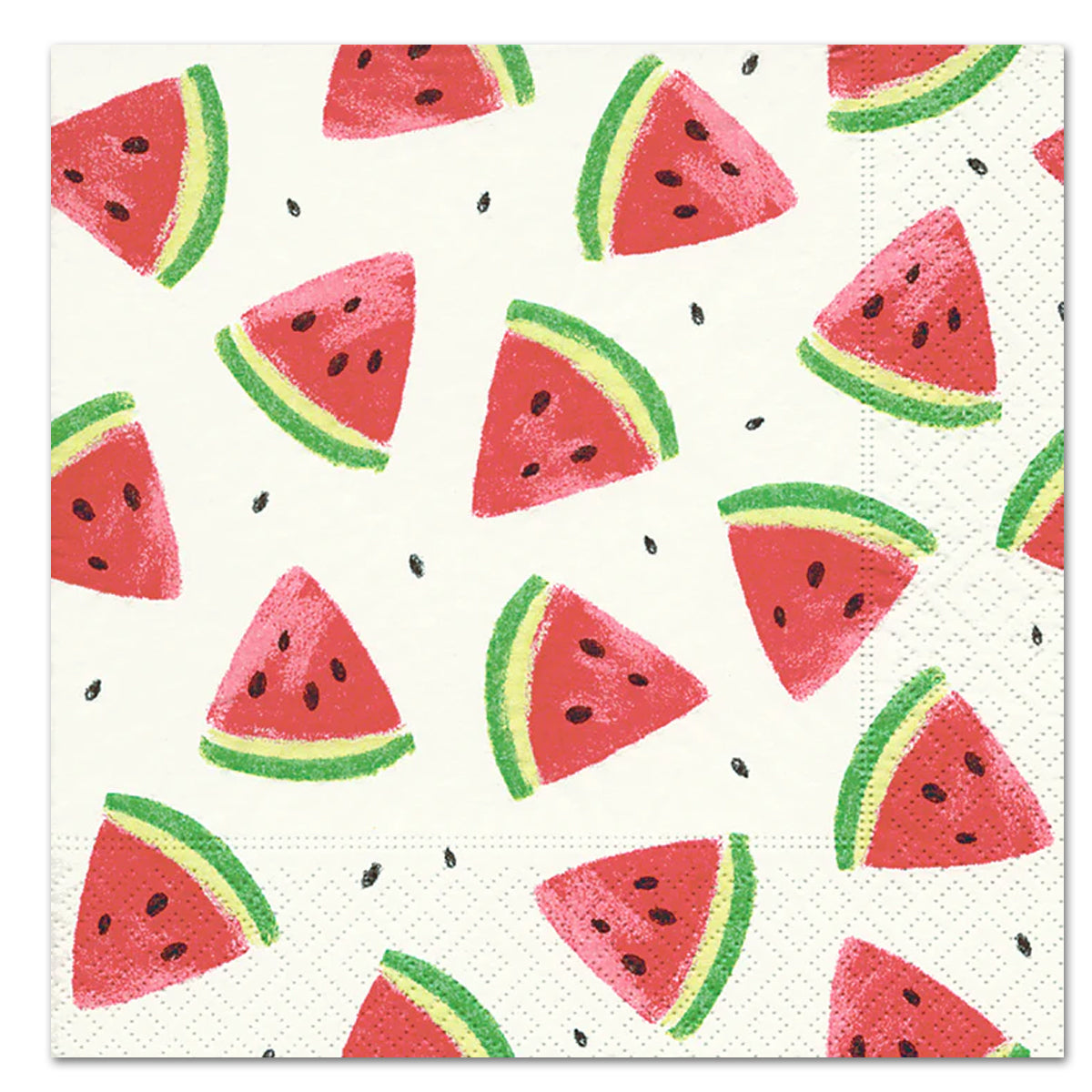 Watermelon Wedges Paper Luncehon Napkins