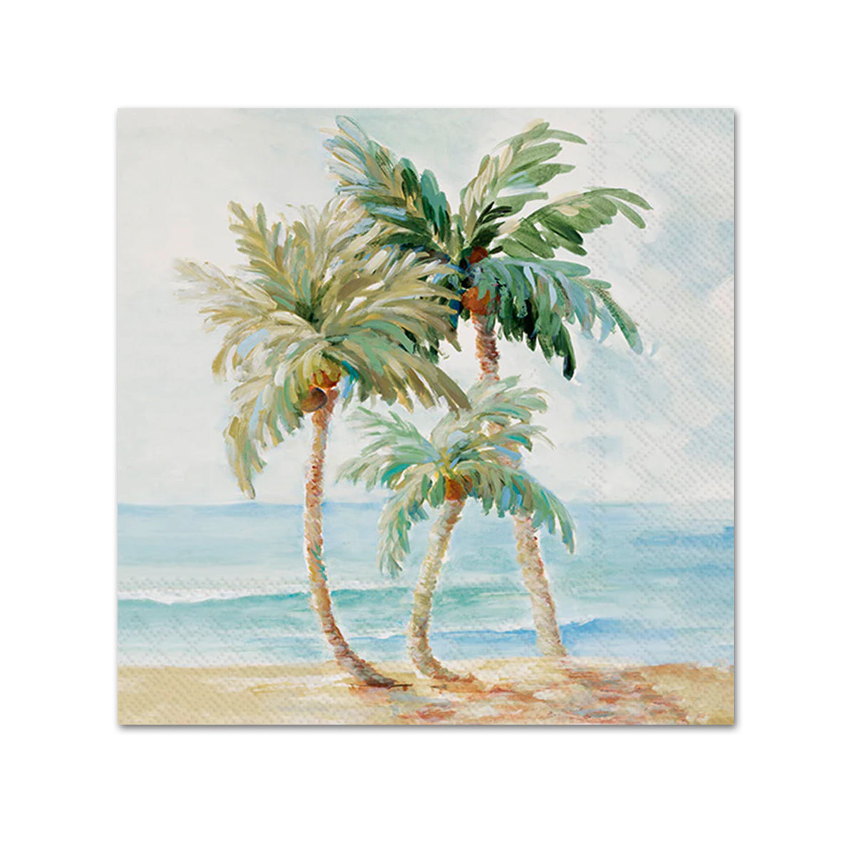Palms in Paradise Paper Beverage Napkins
