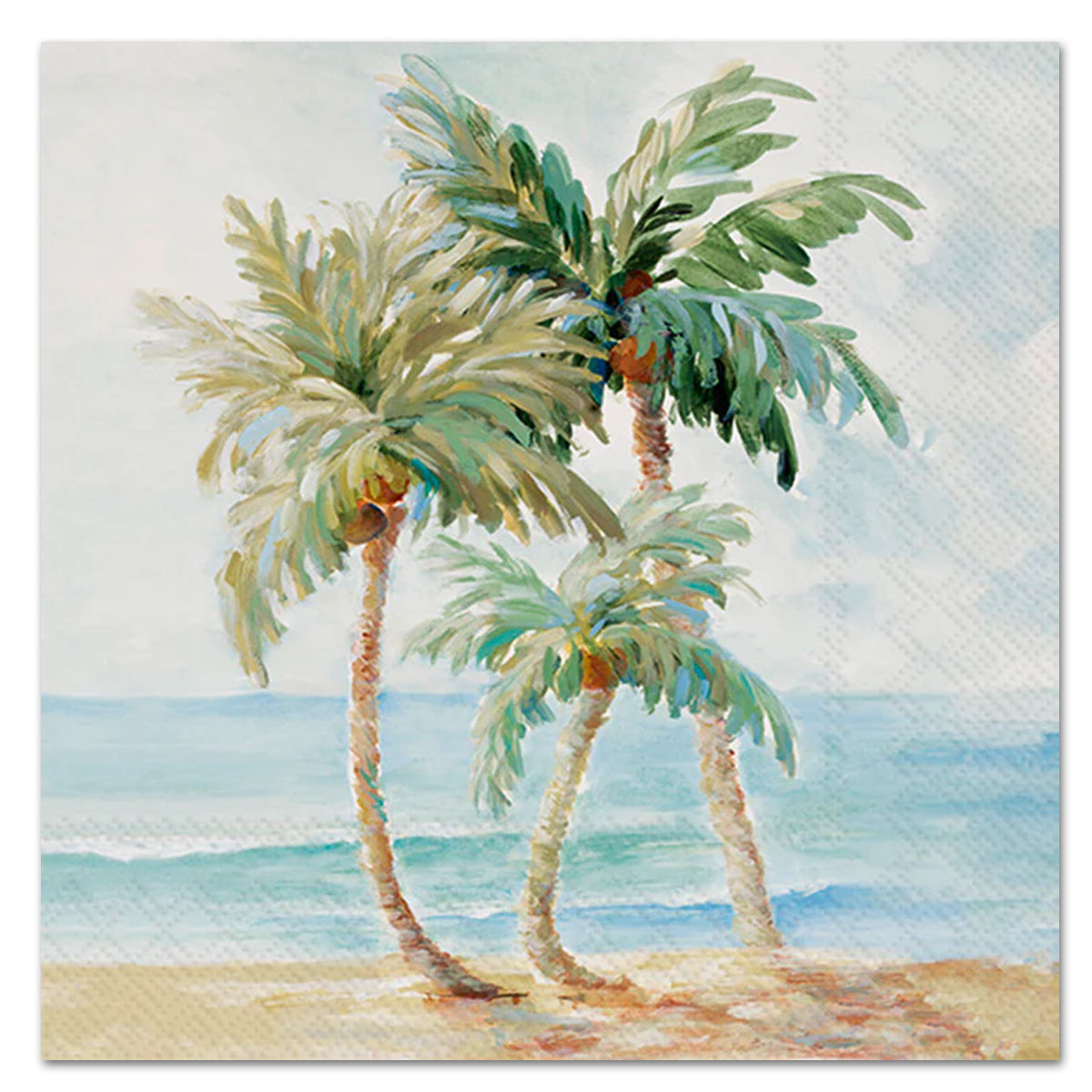 Palms in Paradise Paper Luncheon Napkins