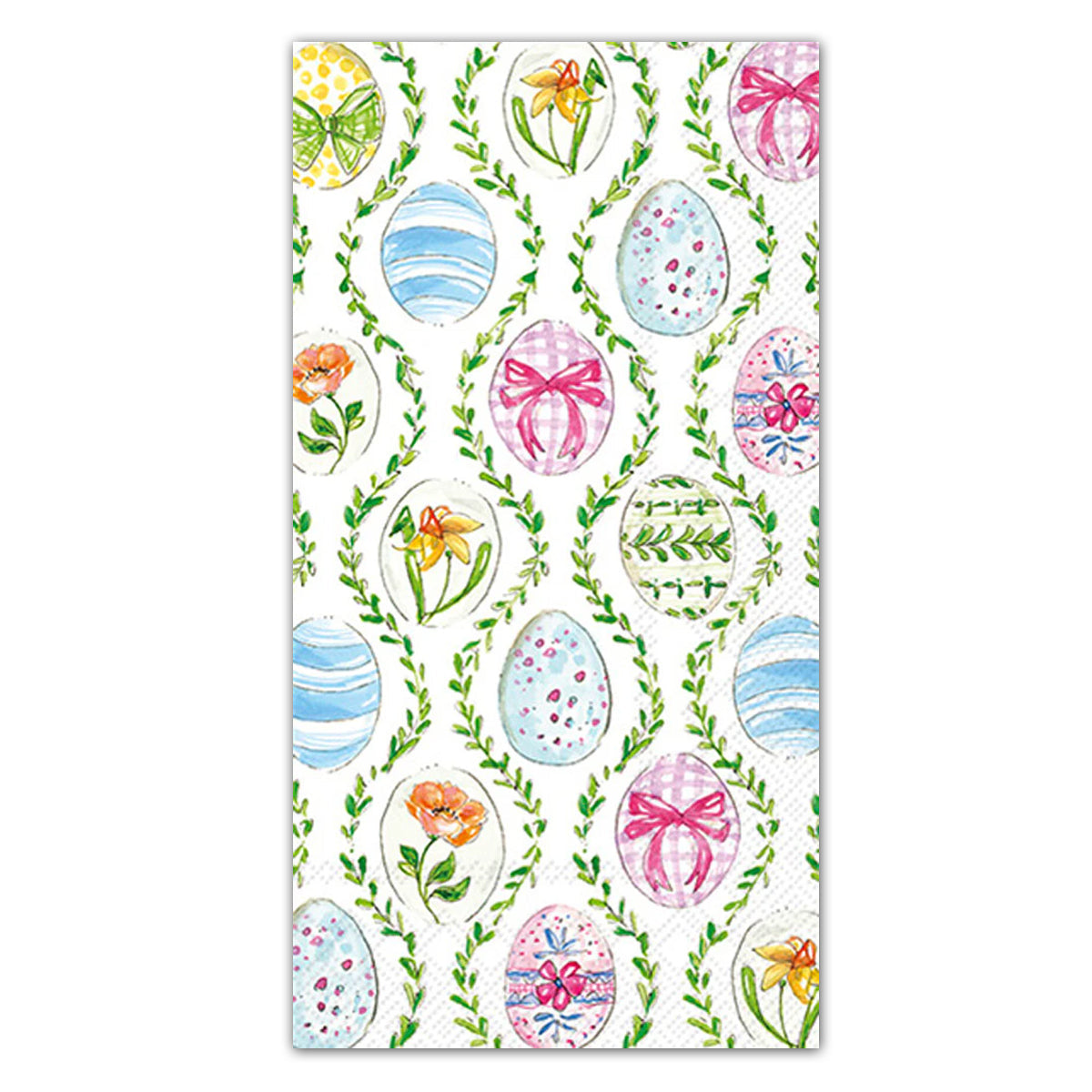 Easter Bunny Eggs Paper Guest Towels - Buffet Napkins