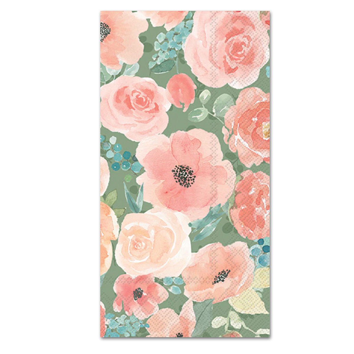 Blooming Delight Floral Paper Guest Towels - Buffet Napkins