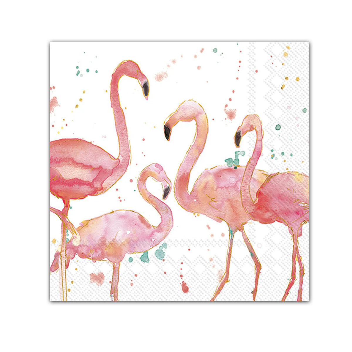 Flamingo Fever Paper Beverage Napkins