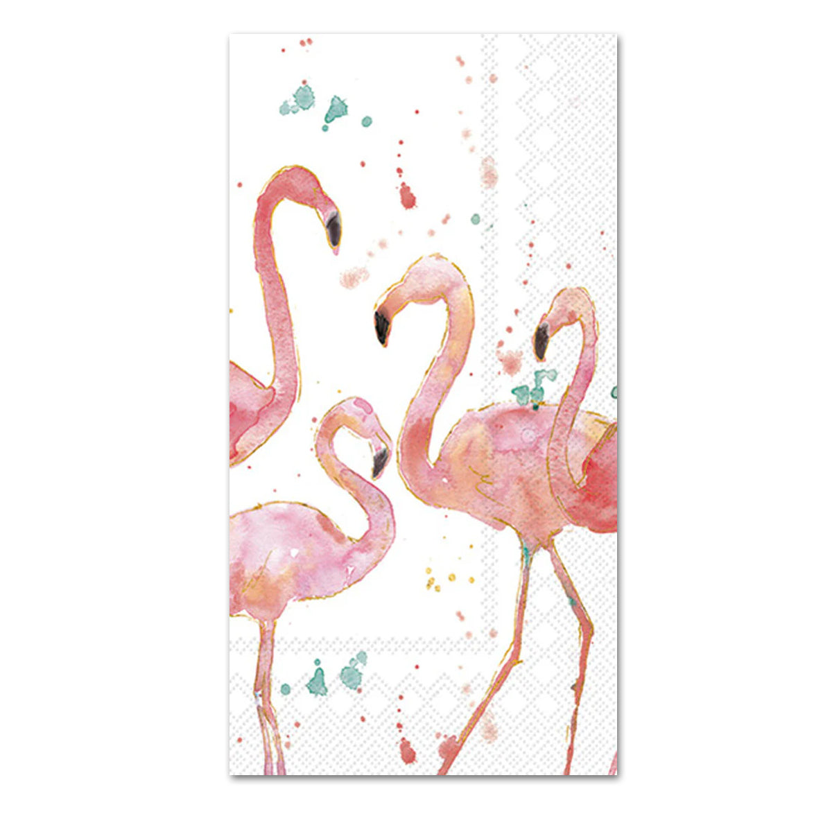 Flamingo Fever Paper Guest Towels - Buffet Napkins