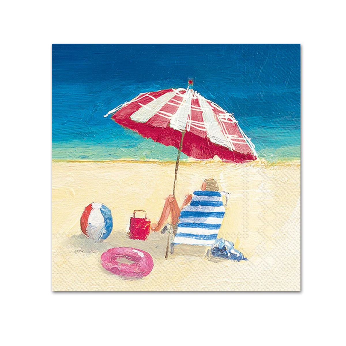 Day at the Beach Paper Beverage Napkins