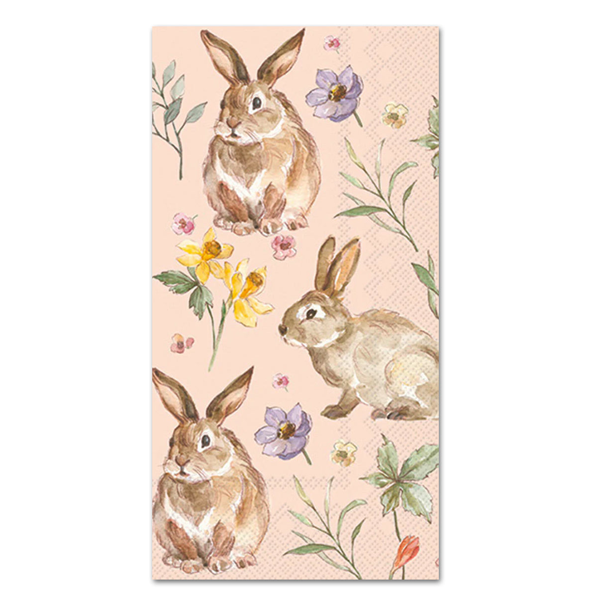 Soft Easter Bunnies Paper Guest Towels - Buffet Napkins