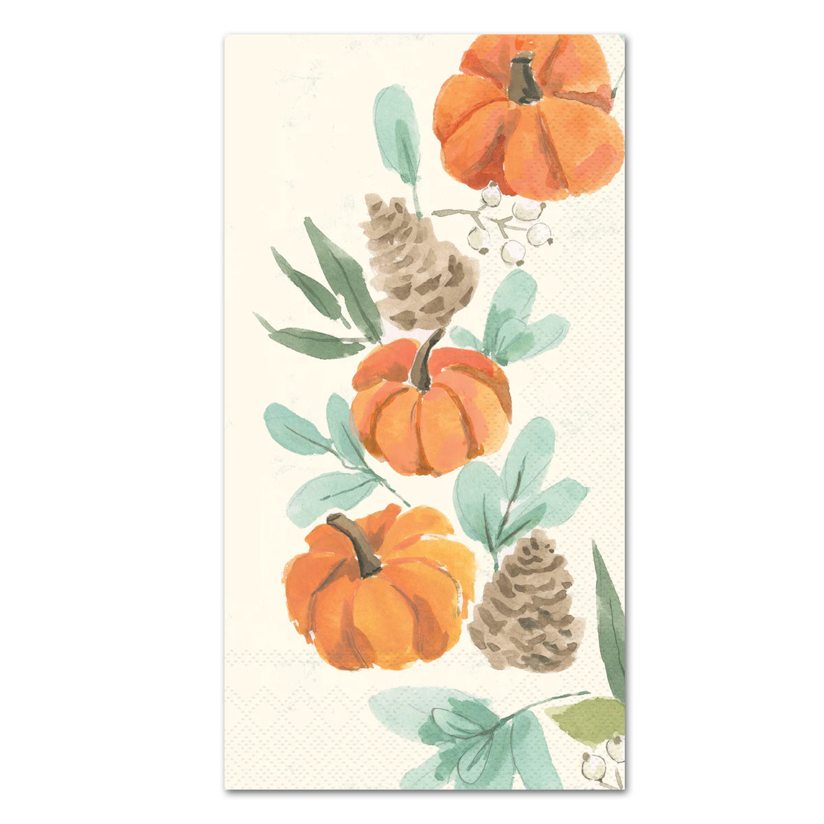 Harvest Pumpkins Paper Guest Towels - Buffet Napkins
