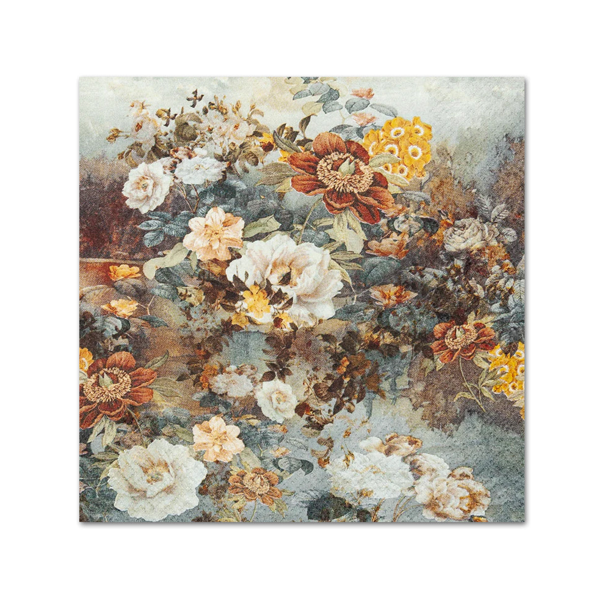 Siena Floral Paper Beverage Napkins