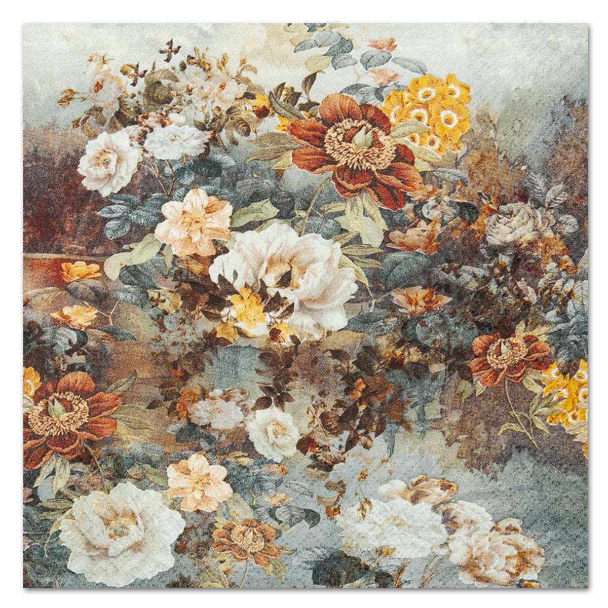 Siena Floral Paper Luncheon Napkins
