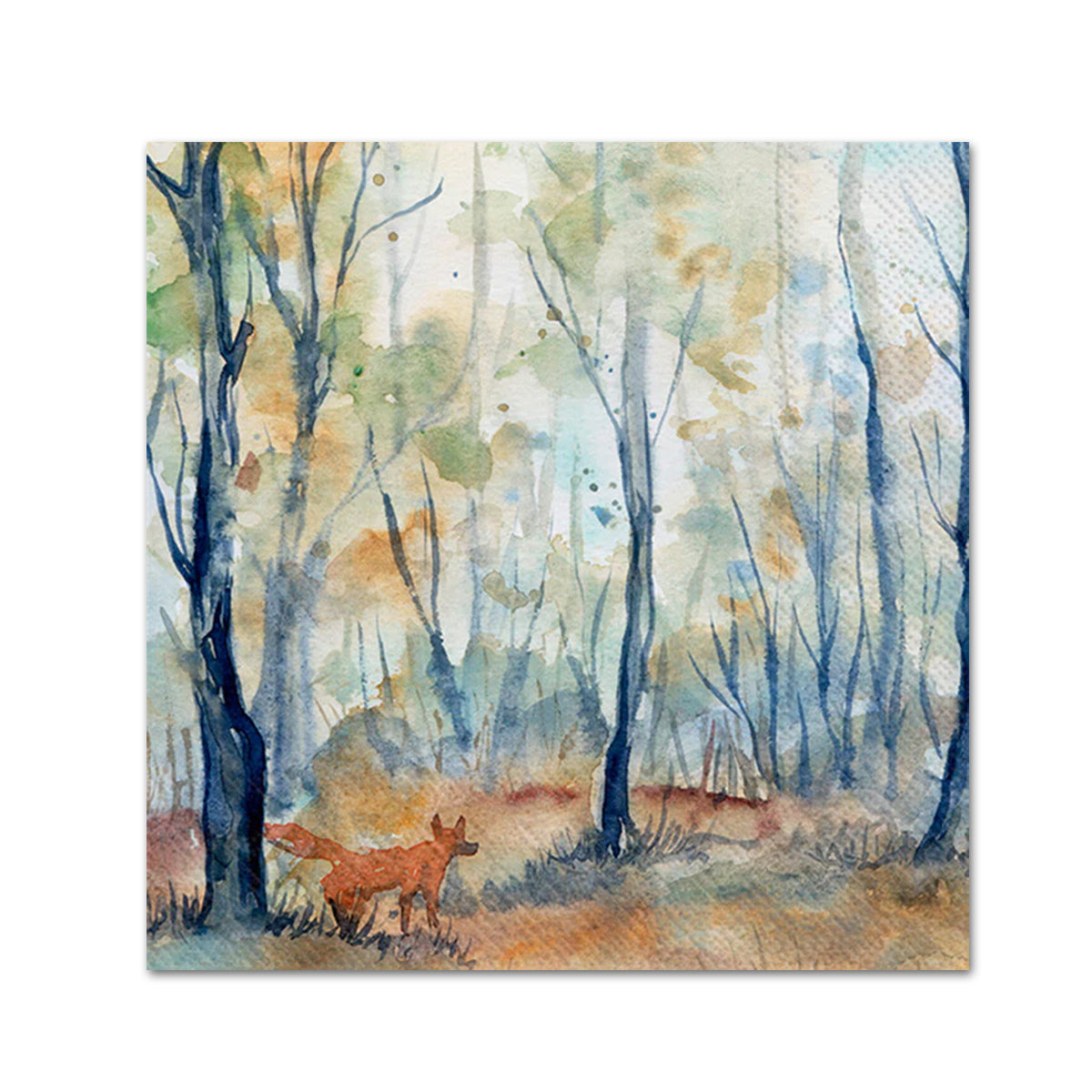 Amber Woods Paper Beverage Napkins