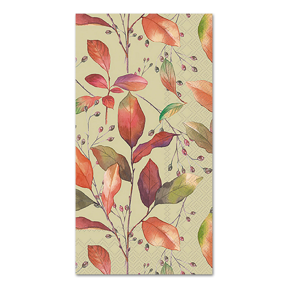 Colorful Autumn Paper Guest Towels - Buffet Napkins