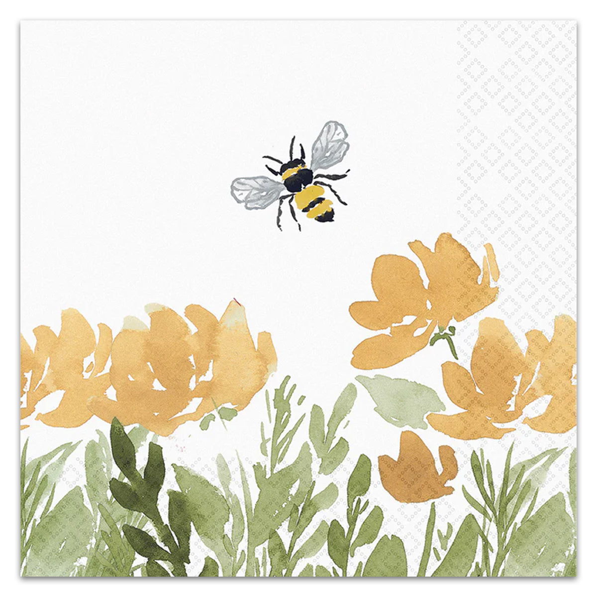 Honey Bee Field Paper Luncheon Napkins