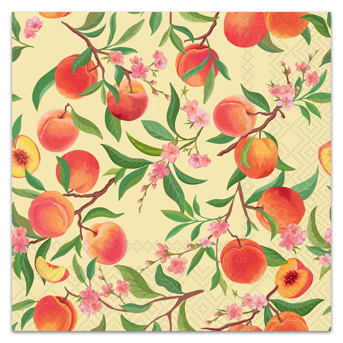 Peach Lover Paper Luncheon Napkins