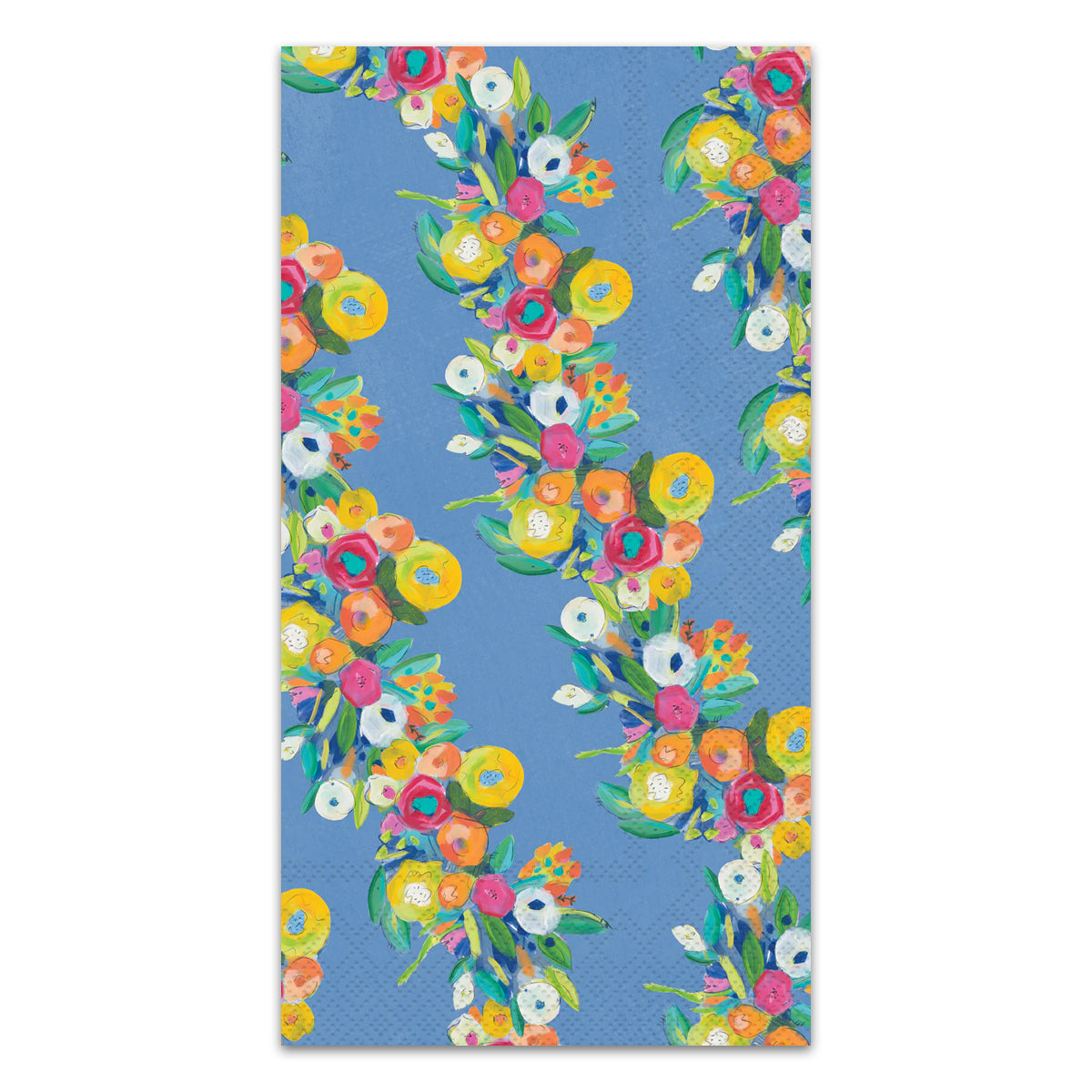Cheerful Blossoms Paper Guest Towels - Buffet Napkins