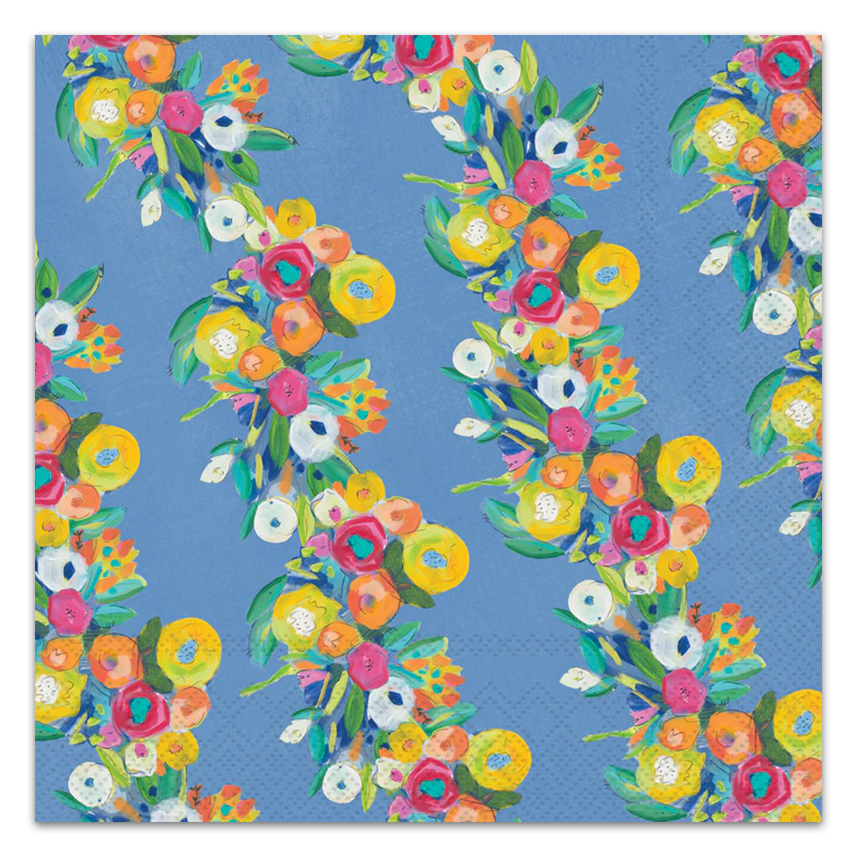 Cheerful Blossoms Paper Luncheon Napkins