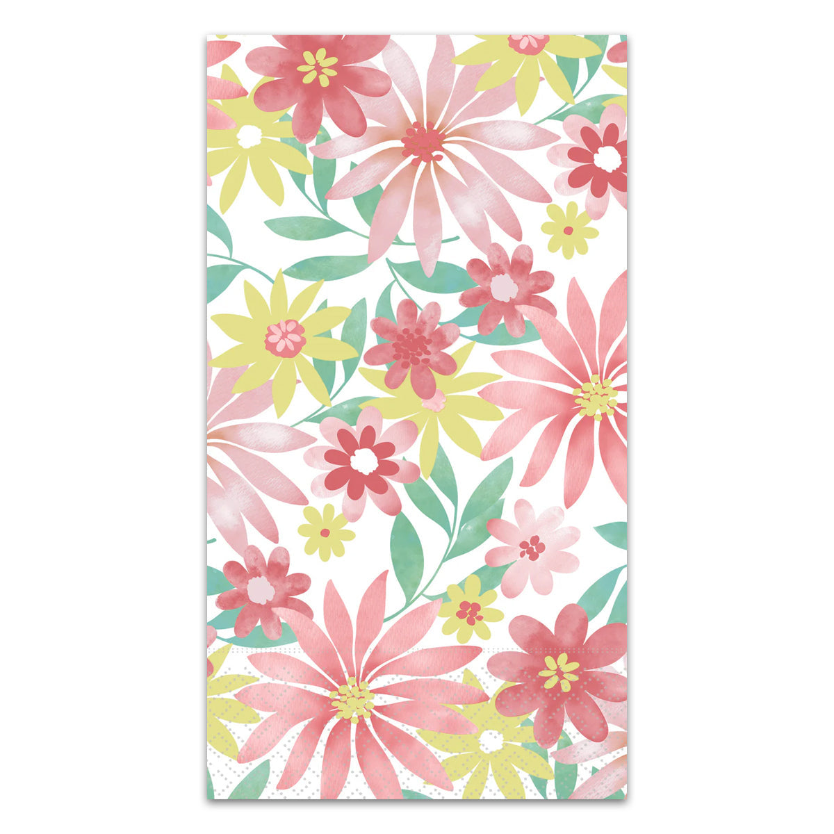 Floral Pastel Paper Guest Towels - Buffet Napkins