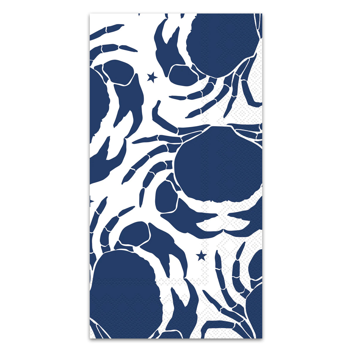 Navy Crabs Paper Guest Towels - Buffet Napkins