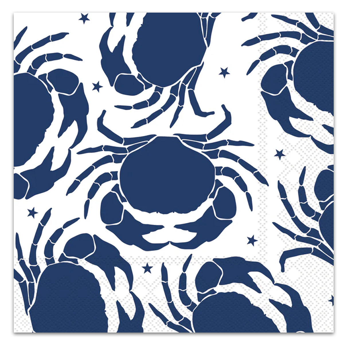 Navy Crabs Paper Luncheon Napkins
